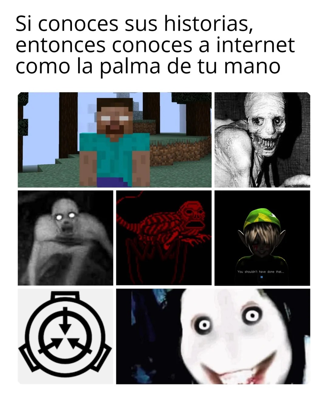 Peak creepypastas - meme