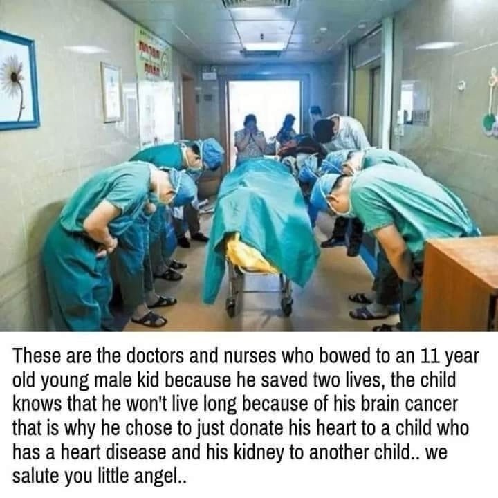 This kid is more heroic than all of us combined - meme