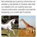 Unicornios o jirafas