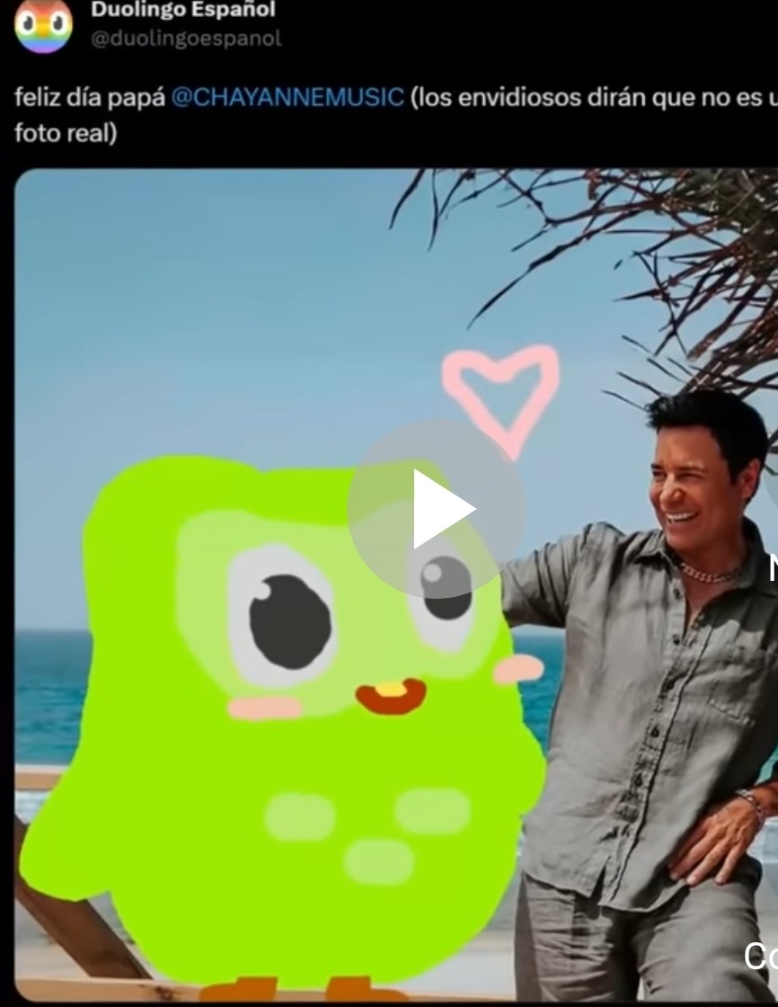 Duolingo y su papi - meme