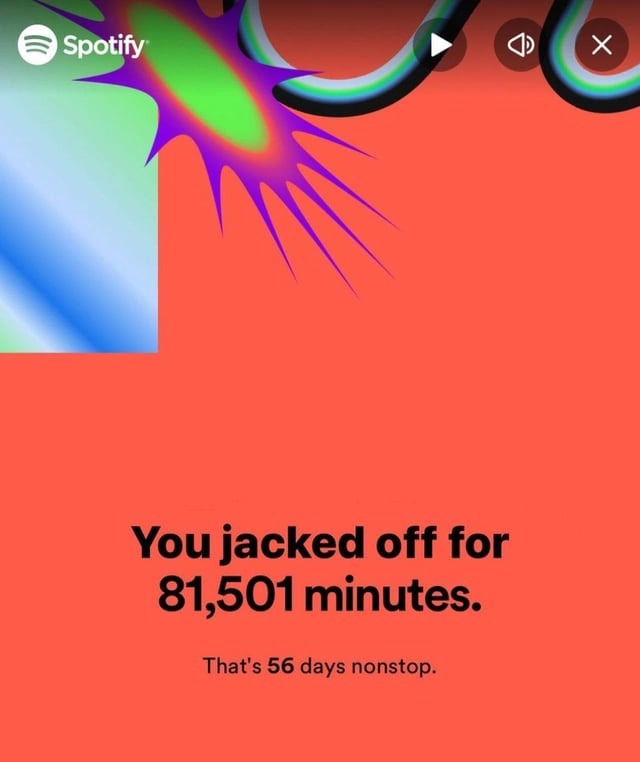 Your Spotify Wrapped meme