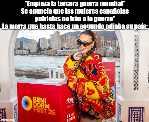 Meme del Benidorm fest 2025