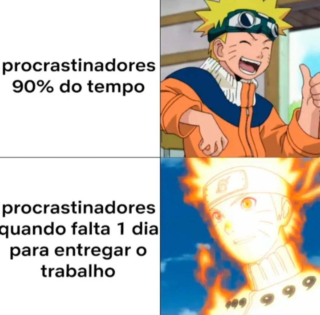 Procrastinadores - meme