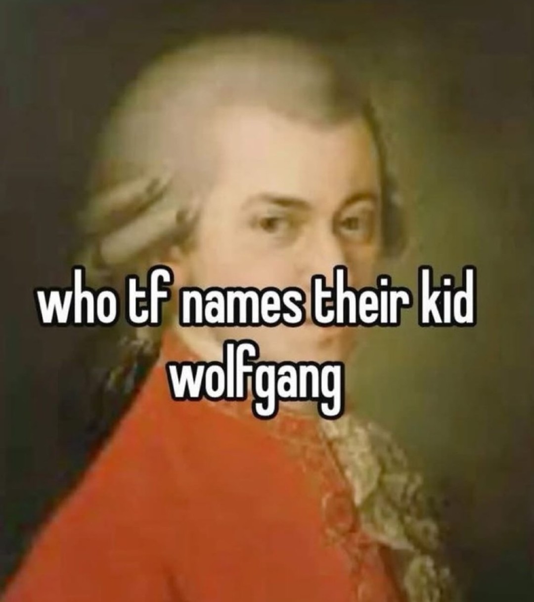 Wolfgang Amadeus Mozart - meme