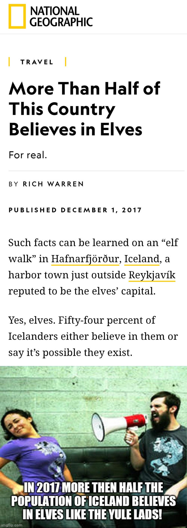 Meanwhile in Iceland - meme
