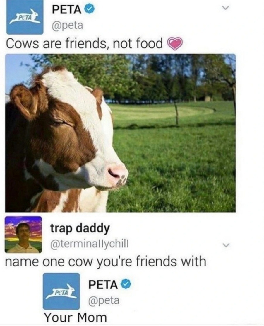Nice one PETA - meme