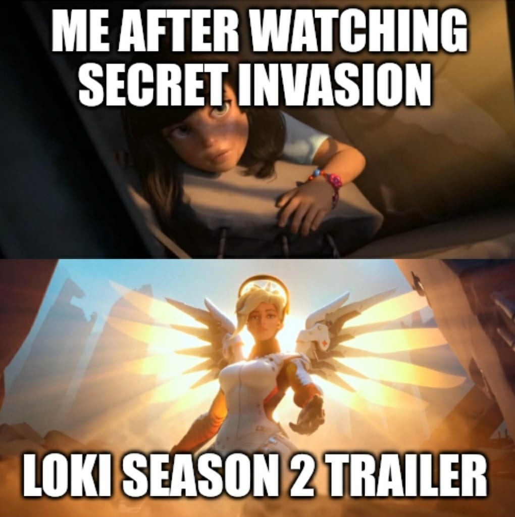 Loki season 2 looks cool, but i thought the same of Secret Invasion - meme