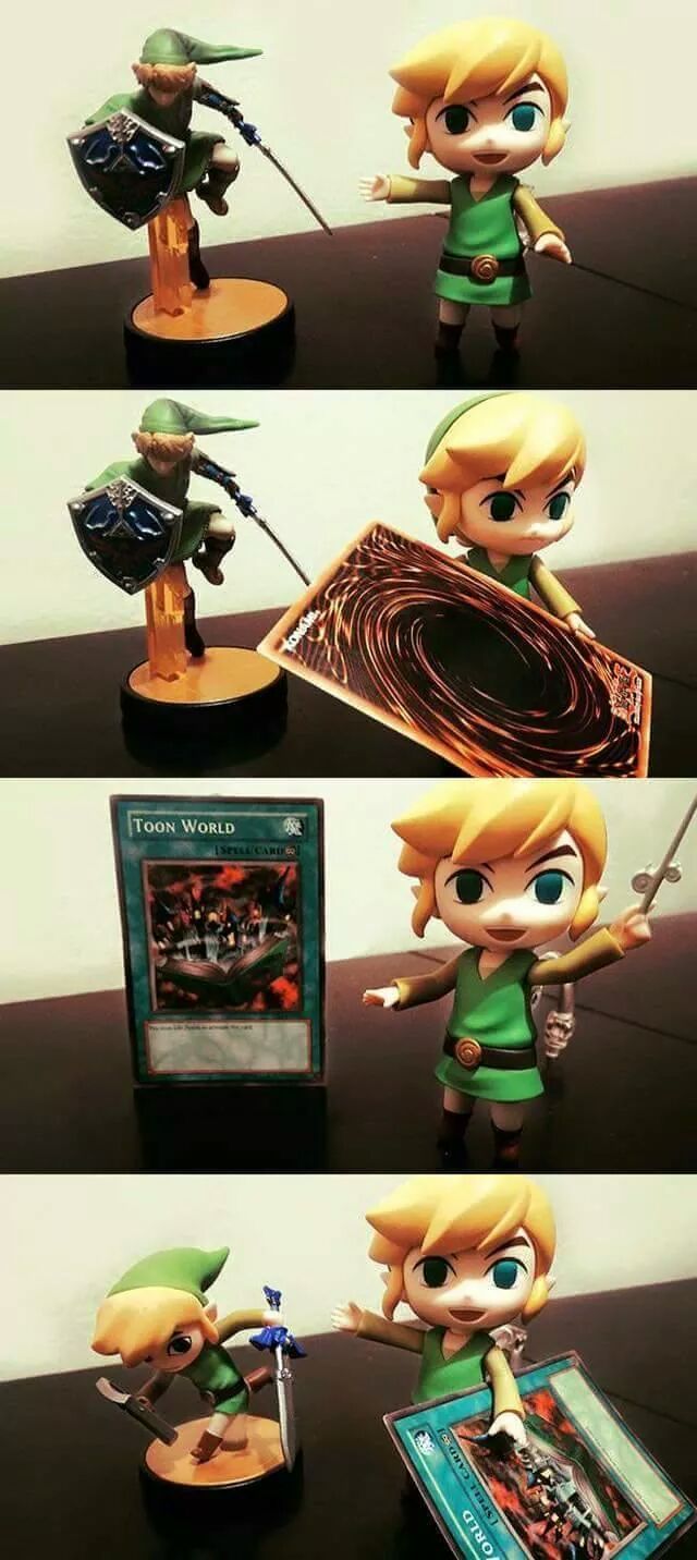Yugi-oh+The Legend of Zelda - meme