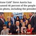 By gawd stone cold stunned Donald Trump stone cold stone cold stone cold