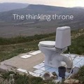 Thinking throne