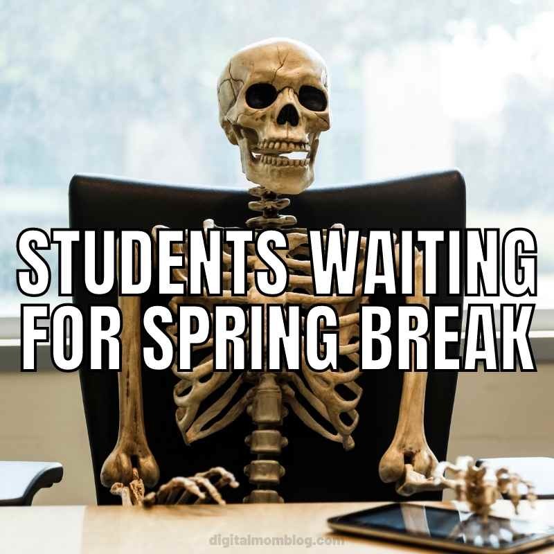 Waiting for Spring Break - meme