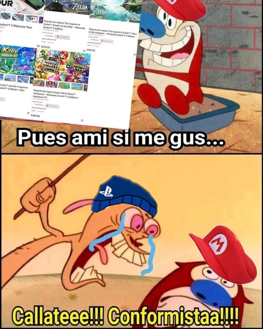 Para los sonyers es mas divertido pelear por la guerra de consolas que jugar los inexistentes juegos de ps5 - meme
