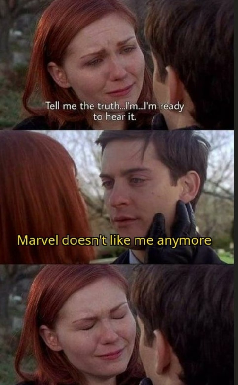 Marvel doesn't like me - meme
