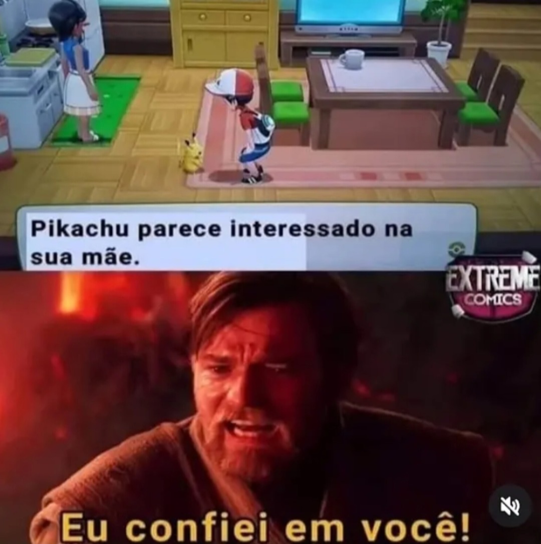 Que papo é esse pikachu? - meme