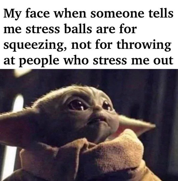 Stress balls meme