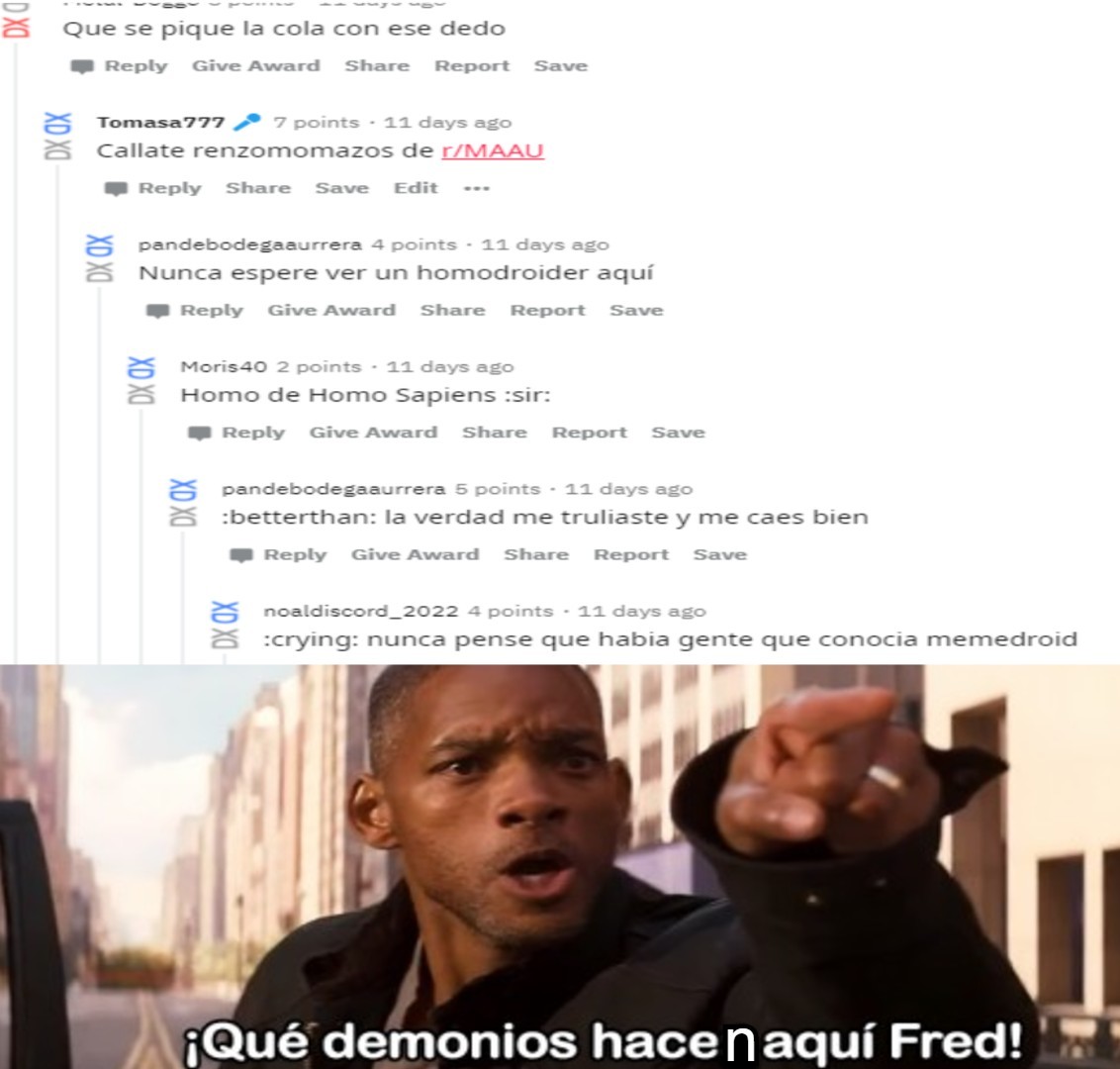 Si se preguntan porque estoy en el Reddit del Mariscos es porque es el único Subreddit hispanoparlante con memes decentes :yoaming: