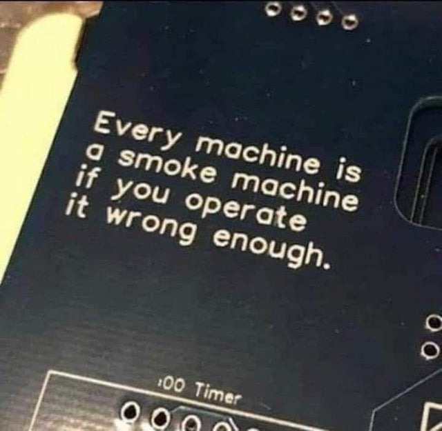 Smoke machines - meme