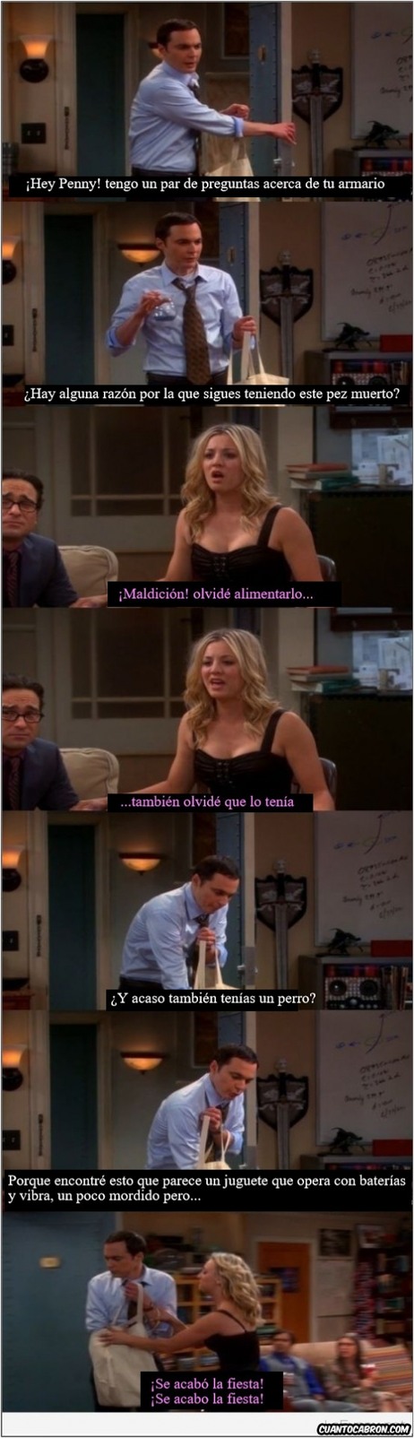 Oh inocente Sheldon - meme
