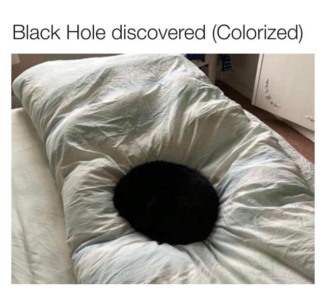 Blackhole discovered - meme