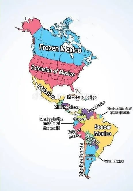 Gringos geography - meme