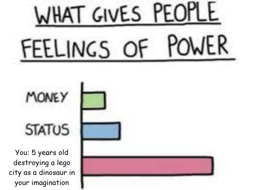 What Gives People Feelings Of Power - meme