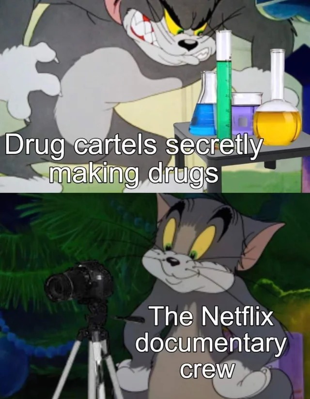 Netflix documentary crew - meme