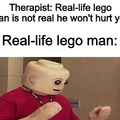 Real life lego man