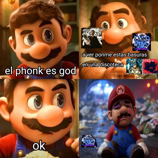 Mario si fuera un fracasado: - meme