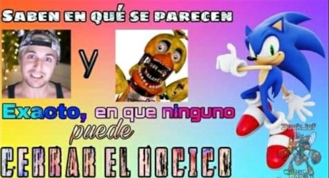Salas y withered chica xd - meme