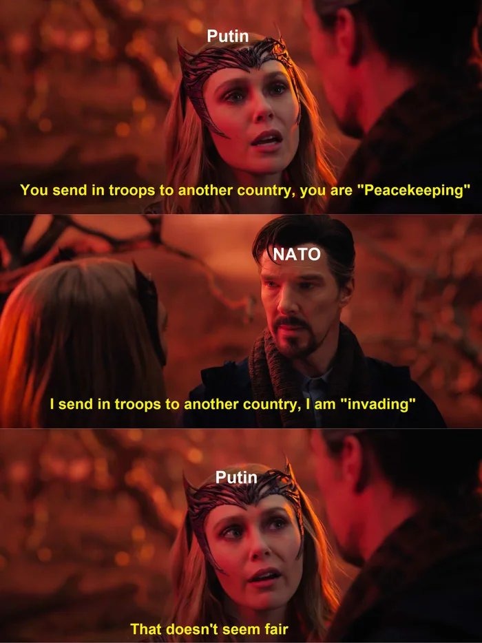 Peacekeepers go brrr - meme