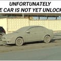 Not unlocked car