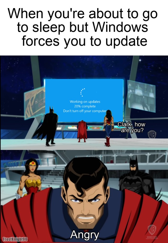 Windows updates - meme
