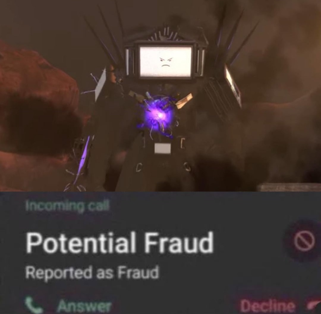 Fraude potencial - meme