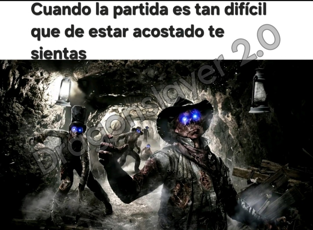 Si te levantas es porque la cosa es seria - meme