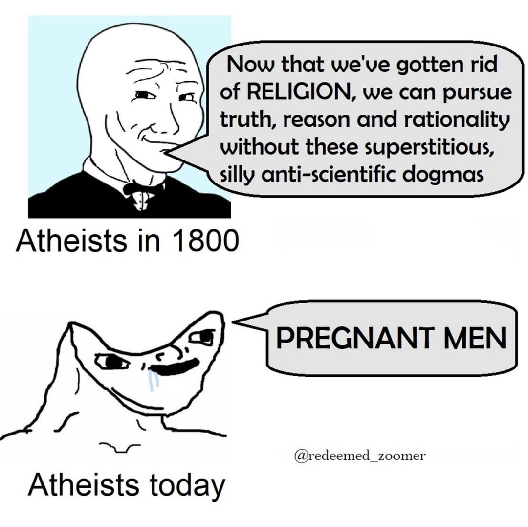 Mankind is religious by nature - meme
