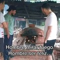 Hombre feliz