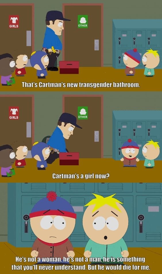Cartman is a spechial kin of Guy - meme