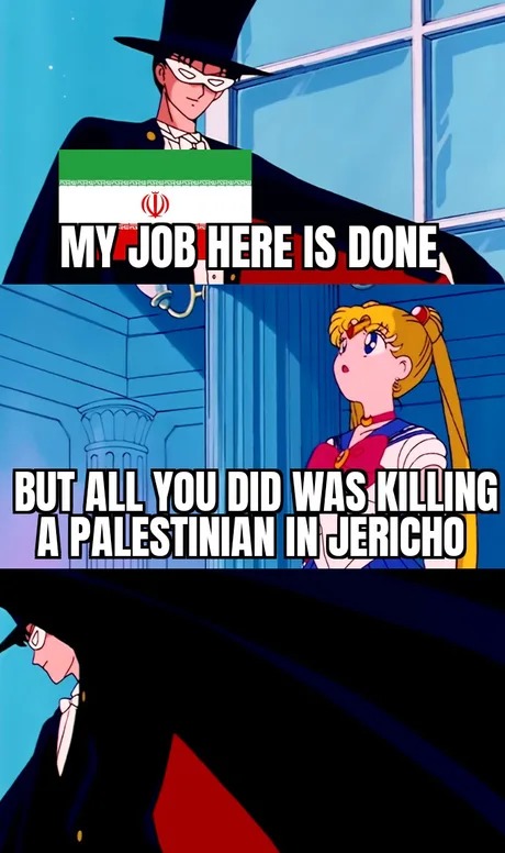 Iran attacking Israel be like - meme