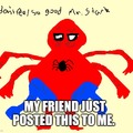 Cursed Spider-man meme