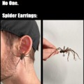 Earring for Spiderman