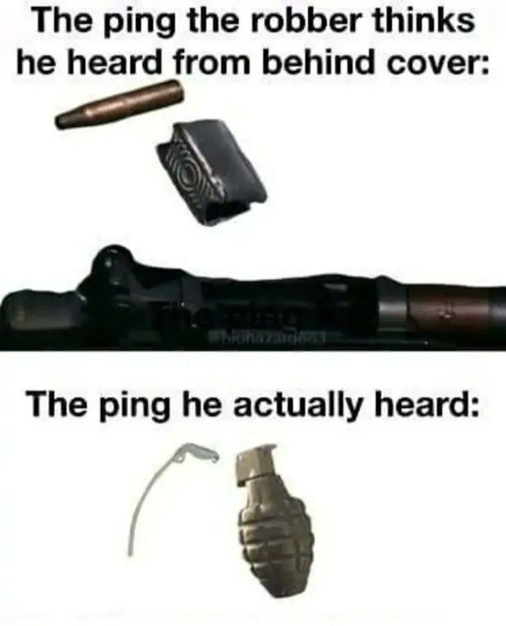 Know your pings - meme