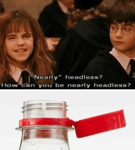 Nearly headless - meme