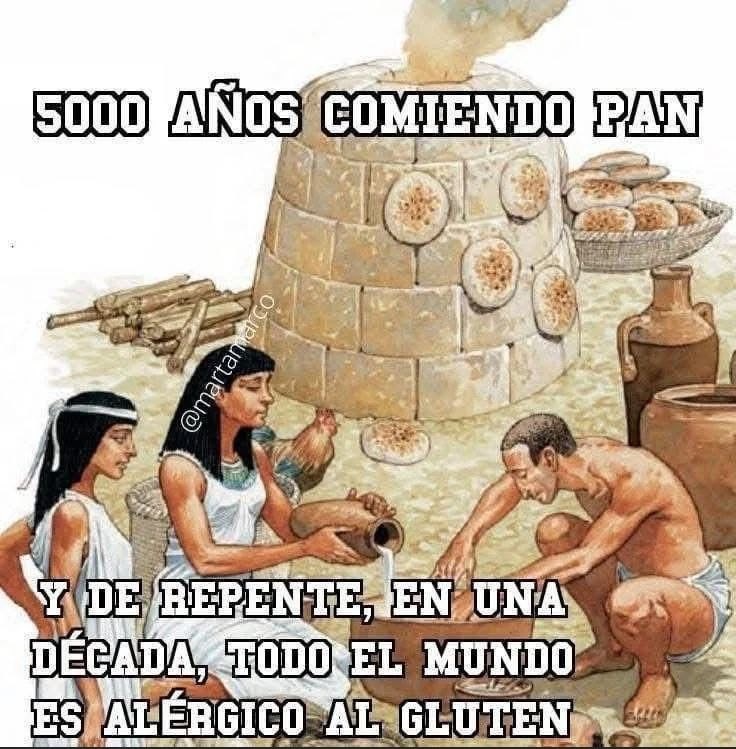 gluten mi archienemigo - meme