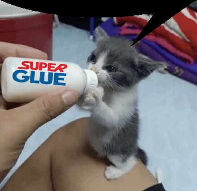 Súper glue - meme