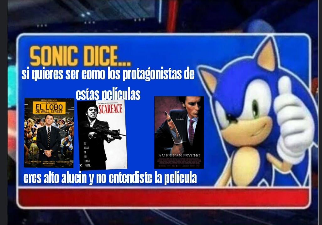 Haganle caso a sonic - meme