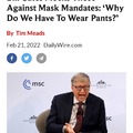 Bill Gate needs his mouth closed for him. Bill, Dude most of us don't have dicks and ass protruding from our faces, but you do you, dickface