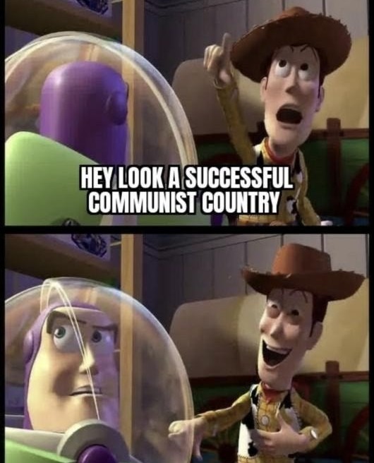 El communismo es la peor manera de vivir - meme