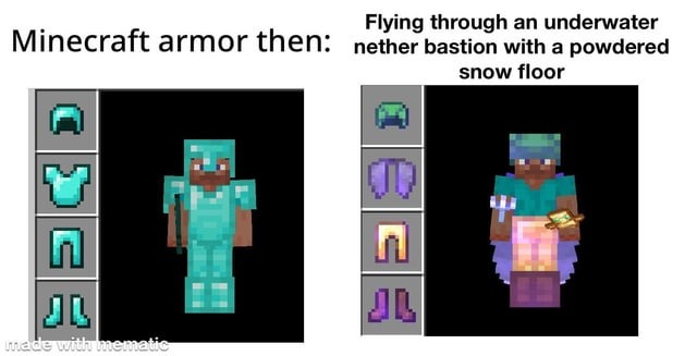 Compilado Memes Em Imagens Minecraft #27 --- armadura de netherite 