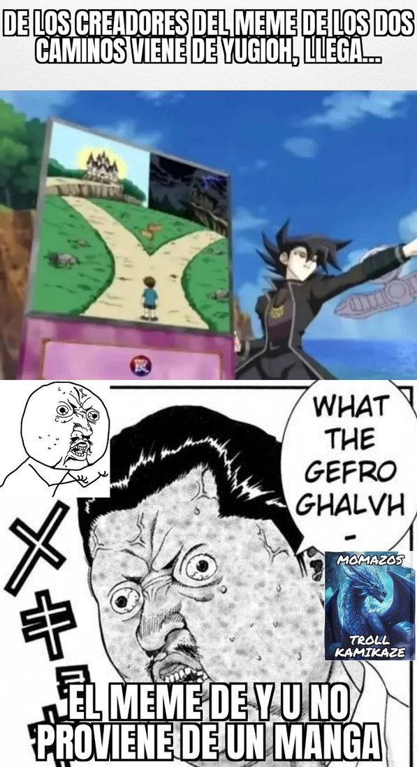 No se el name del manga porque no soy orangutaku - meme