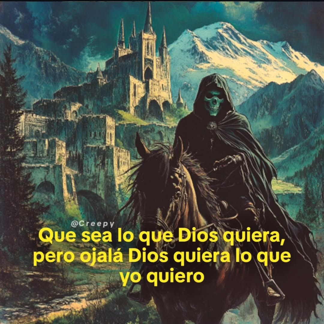 que sea lo que dios quiera... pero ojalá quiera lo que yo quiero - meme